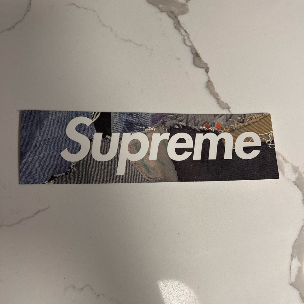 Asspizza Supreme Box Logo Sticker